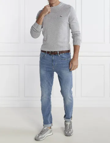 Bluza Lacoste, gri Gri