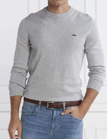 Bluza Lacoste, gri Gri