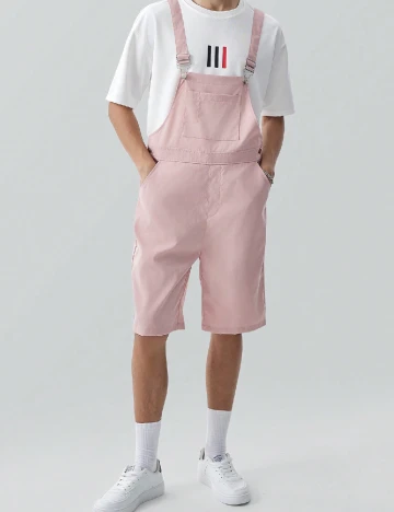 Salopeta SHEIN, roz Roz