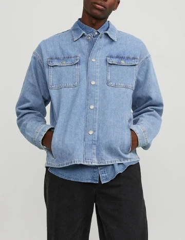 Jacheta Jack&Jones, albastru Albastru