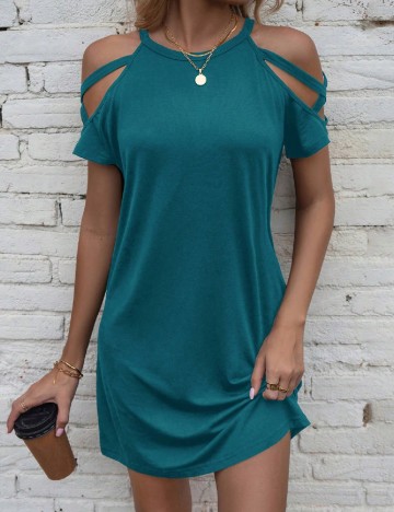 Rochie scurta SHEIN, turcoaz