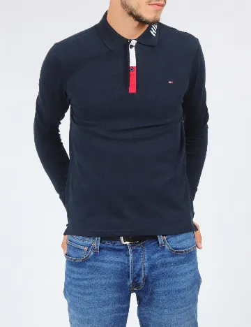Bluza Tommy Hilfiger, bleumarin inchis