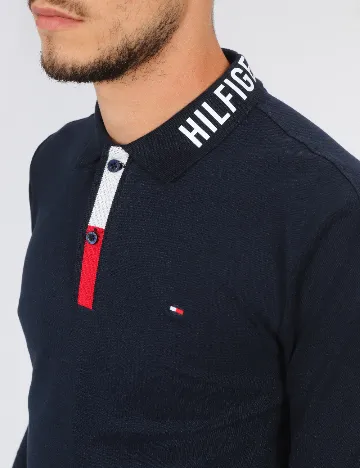 Bluza Tommy Hilfiger, bleumarin inchis