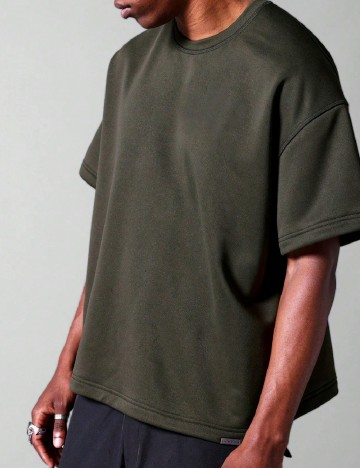 Tricou SHEIN, verde inchis