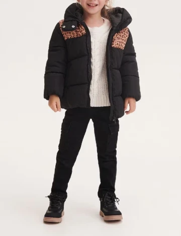 Geaca Reserved, negru Negru