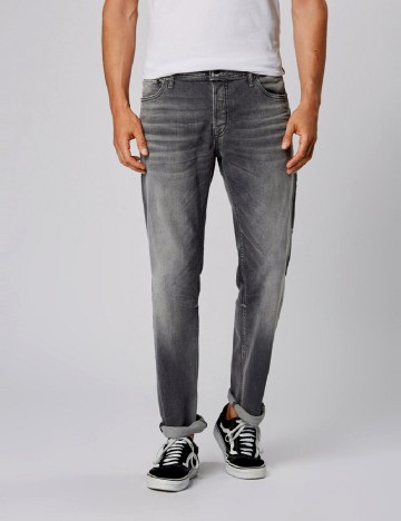 Blugi Jack&Jones, gri inchis