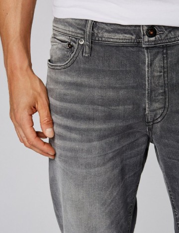 Blugi Jack&Jones, gri inchis