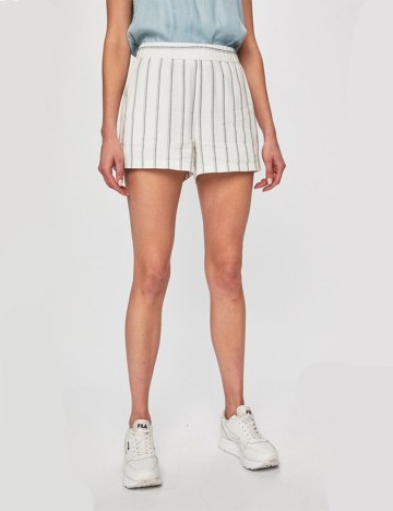 Pantaloni scurti Vero Moda, alb