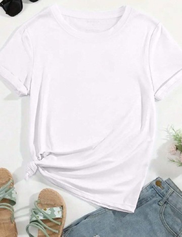 Tricou Shein Kids, alb