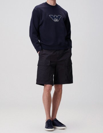 Bluza Emporio Armani, bleumarin inchis