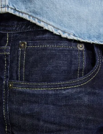 Blugi Jack&Jones, bleumarin Albastru