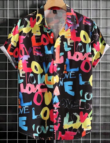 Camasa SHEIN, mix culori