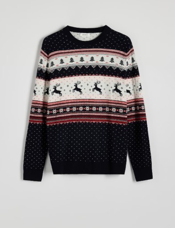 Bluza Reserved, bleumarin inchis