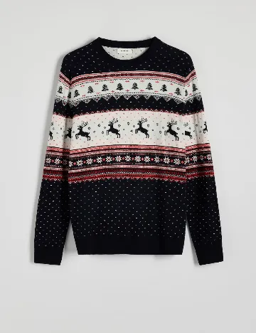 Bluza Reserved, bleumarin inchis