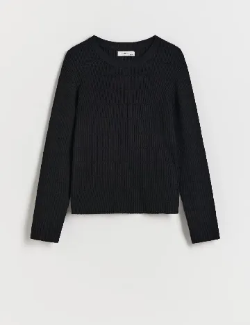 Bluza Reserved, negru