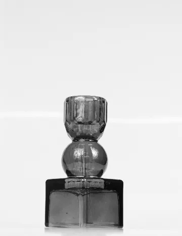 Suport lumanare Home Accents, negru Negru