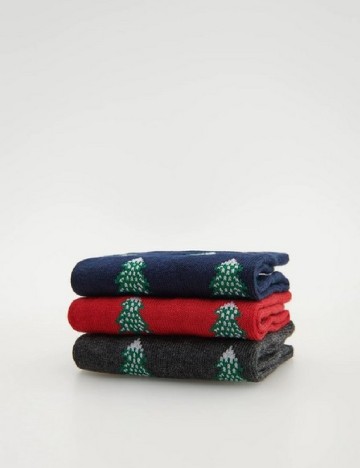 Set sosete 3 bucati Reserved, mix culori