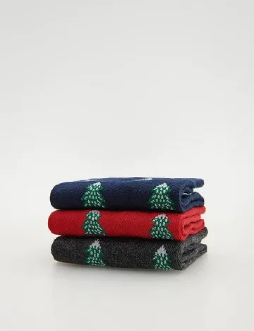 Set sosete 3 bucati Reserved, mix culori