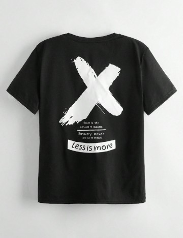 Tricou Shein Kids, negru