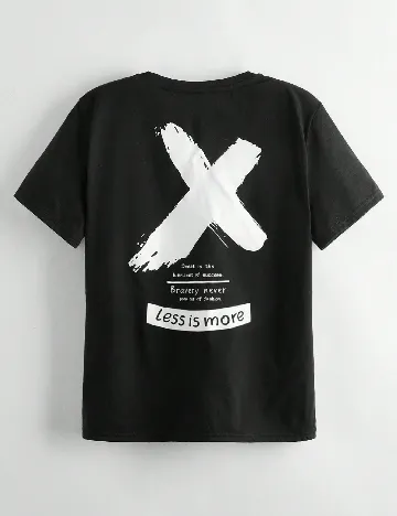 Tricou Shein Kids, negru Negru