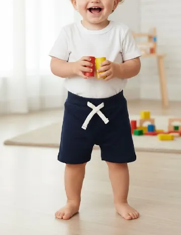 Pantaloni scurti ACTION, bleumarin inchis