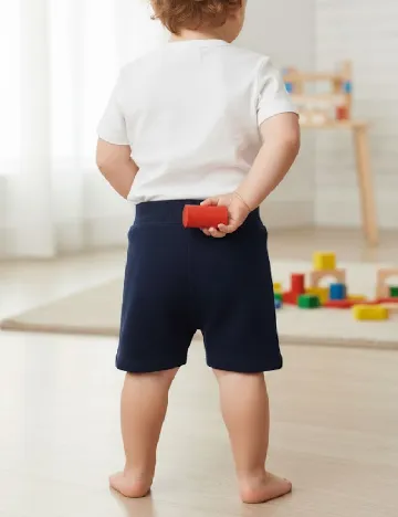 Pantaloni scurti ACTION, bleumarin inchis