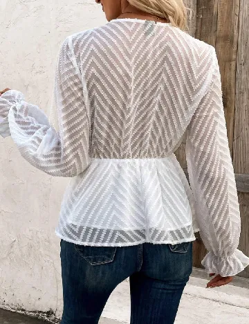 Bluza SHEIN, alb Alb