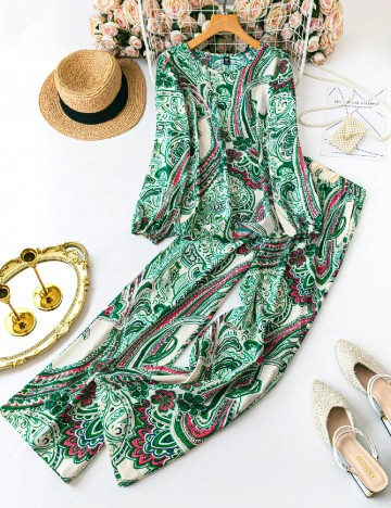 Compleu SHEIN CURVE, verde