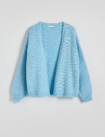 Cardigan Reserved, bleu Albastru