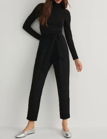 Pantaloni Reserved, negru Negru