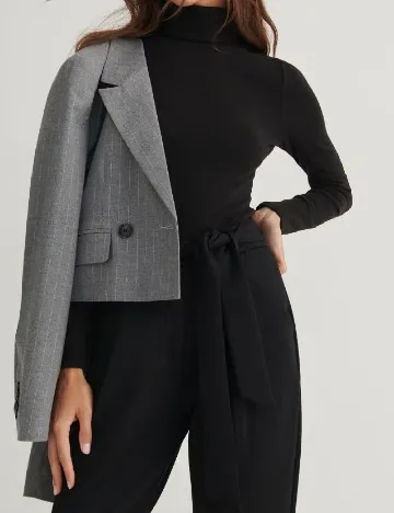 Pantaloni Reserved, negru Negru