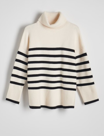 Pulover Reserved, crem