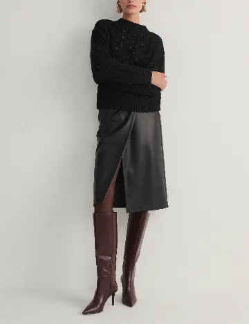 Pulover Reserved, negru Negru