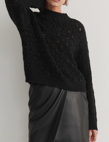 Pulover Reserved, negru