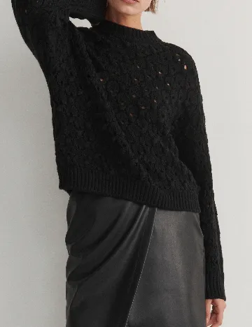Pulover Reserved, negru Negru