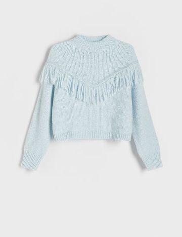Pulover Reserved, bleu