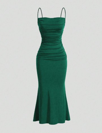 Rochie lunga SHEIN CURVE, verde