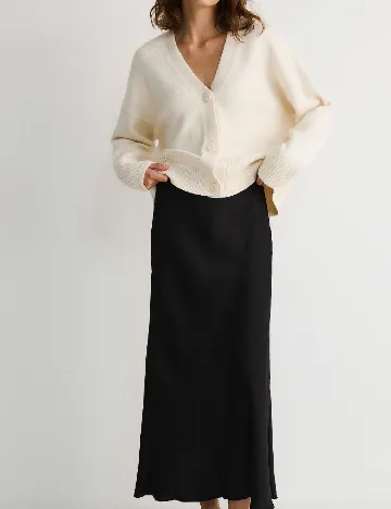 Cardigan Reserved, crem Crem