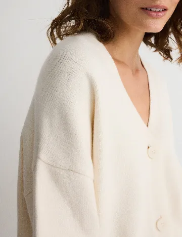 Cardigan Reserved, crem Crem