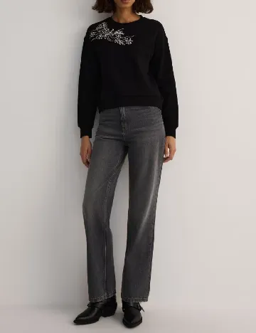 Bluza Reserved, negru Negru