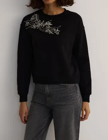 Bluza Reserved, negru Negru
