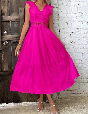 Rochie lunga SHEIN, roz