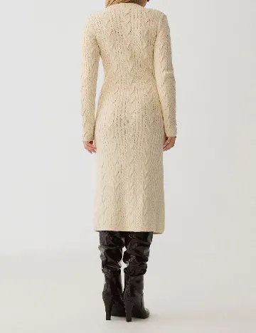 Rochie medie Reserved, crem Crem