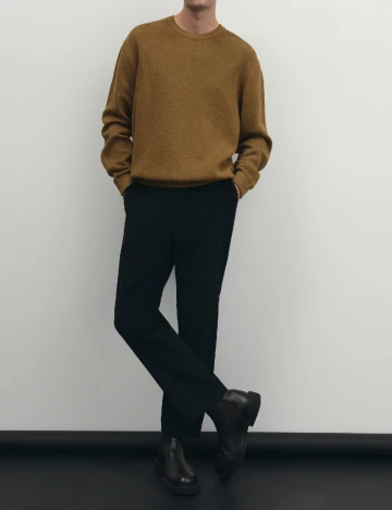 Pantaloni Reserved, negru Negru