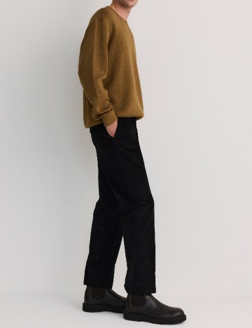 Pantaloni Reserved, negru