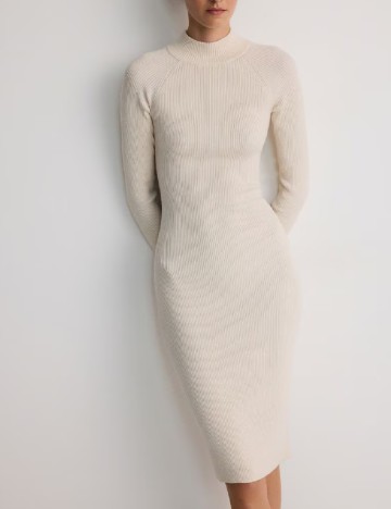 Rochie medie Reserved, nude