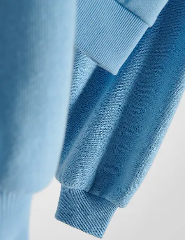 Bluza Reserved, albastru deschis Albastru