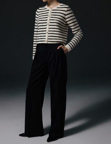 Cardigan Reserved, ecru