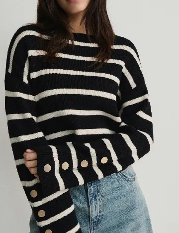 Bluza Reserved, negru Negru