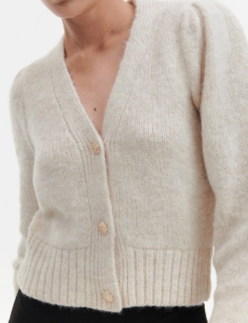 Cardigan Reserved, crem